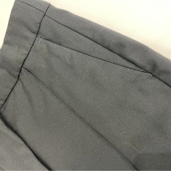 J CREW COLLECTION Full-Length Wide-Leg Tuxedo Pant Italian Wool NWOT BLACK Sz 2 - Picture 12 of 16